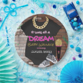 Es war alles ein Dream|90 angesagtes Hop| Pappteller (Party)