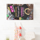 Es war alles ein Jream| 90er Hip Hop Blue & Gold Banner (Insitu)