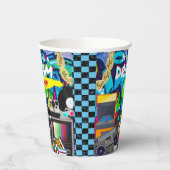 Es war alles ein Traum 90er Hip Hop Graffiti Retro Pappbecher (Links)