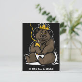 Es war alles ein Traum Postkarte (Stehend Vorderseite)