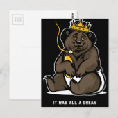 Es war alles ein Traum Postkarte (Vorne/Hinten)