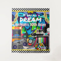 Es war alles ein Traum Retro Hip Hop Graffiti Hint