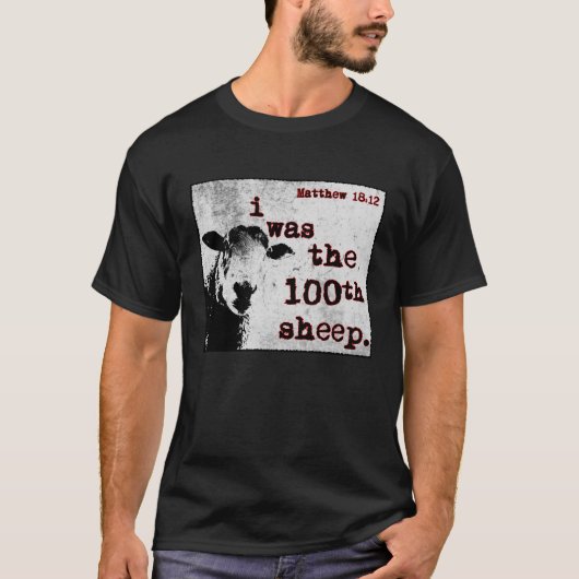 Es war das 100. Schaf. T-Shirt (Vorderseite)