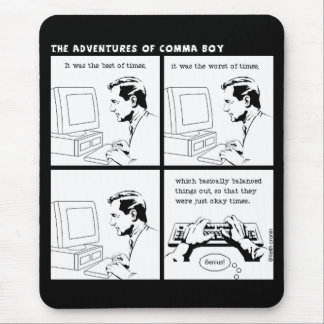 "Es war das Beste der Zeiten" mousepad