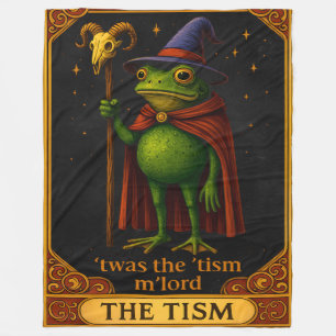 Es war das 'Tismus M'Lord Frosch Meme Autismus-Bew Fleecedecke