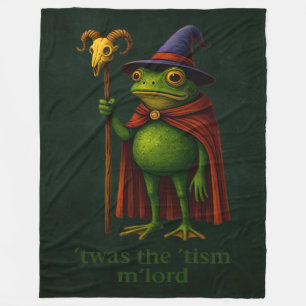 Es war das 'Tismus M'Lord Frosch Meme Autismus-Bew Fleecedecke