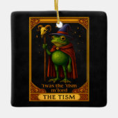 Es war das 'Tismus M'Lord Frosch Meme Autismus-Bew Keramikornament (Vorderseite)