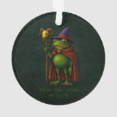 Es war das 'Tismus M'Lord Frosch Meme Autismus-Bew Ornament (Rückseite)