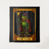 Es war das 'Tismus M'Lord Frosch Meme Autismus-Bew Wandteppich (Vorderseite)