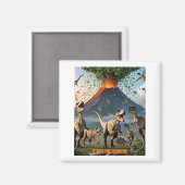 Es war der Cilantro - Funny Dinosaurier Magnet (Vorderseite/Rückseite)