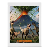 Es war der Cilantro - Funny Dinosaurier Poster (Vorderseite)