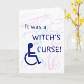 Es war der Fluch einer Hexe: Unfähigkeit Karte (Gelbe Blume)