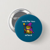 Es war der Tism M'lord Lustiger Meme Frosch Hexe A Button (Vorne & Hinten)