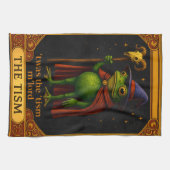 Es war der 'Tismus M'Lord Frosch Meme Autismus-Bew Geschirrtuch (Horizontal)