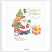 Es war die Nacht vor dem benutzerdefinierten Schni Aufkleber (Blatt)