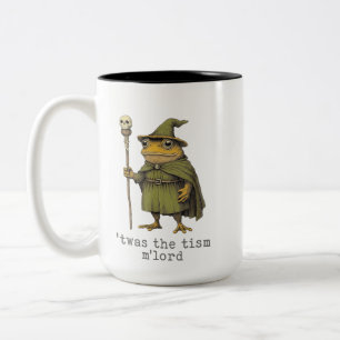 Es war die 'Tism M'Lord Lustige Zauberer Frosch He Zweifarbige Tasse