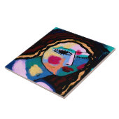 Es war ein Abstraktes digitales Bild vom langen Ta Fliese (Seite)