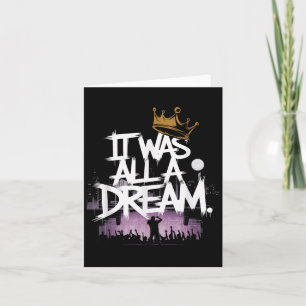 Es war ein Dream Men Women Rap 1990er Music Hip Ho Karte