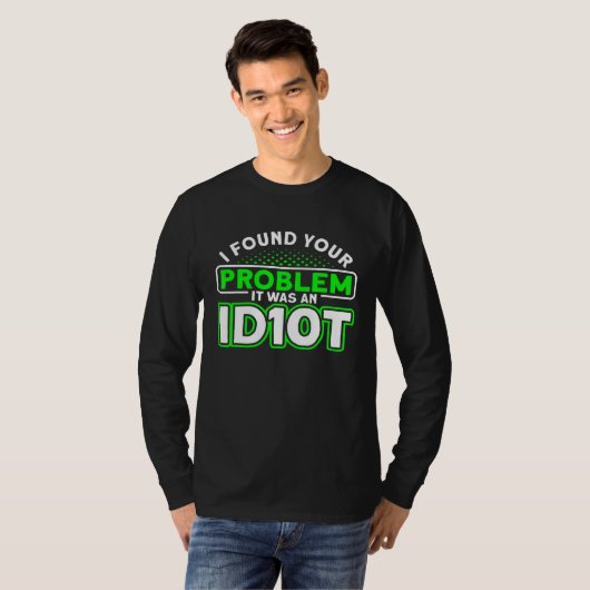 Es war ein Entwickler von Idiot-Programmierern T-Shirt (Vorne ganz)