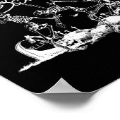 Es war ein Friedhofsmasch, Halloween Skeleton Danc Poster (Ecke)