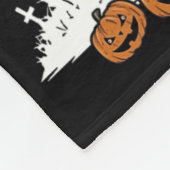 Es war ein Friedhofsmash Skeletts Spooky Season Ha Fleecedecke (Ecke)