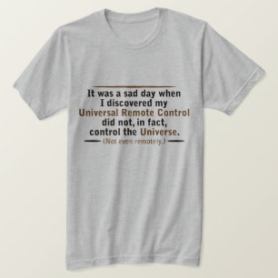 es war ein trauriger Tag… T-Shirt