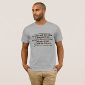 es war ein trauriger Tag… T-Shirt (Vorne ganz)