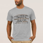 es war ein trauriger Tag… T-Shirt (Vorderseite)