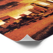 Es war eine dunkle Nacht und eine stürmische Nacht Poster (Ecke)