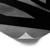 Es war eine dunkle und stürmische Nacht Poster (Ecke)