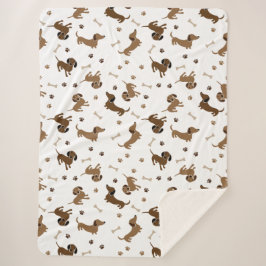 Es war eine lange Dackel Sherpadecke