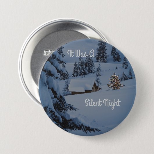 Es war eine stille Nacht Button (Vorne & Hinten)