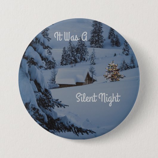 Es war eine stille Nacht Button (Vorderseite)