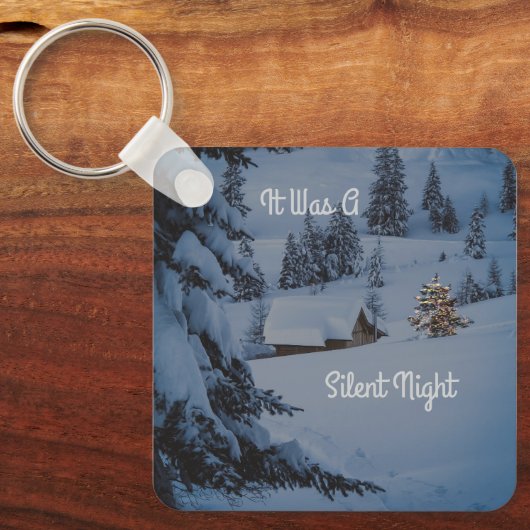 Es war eine stille Nacht Schlüsselanhänger (Vorderseite)