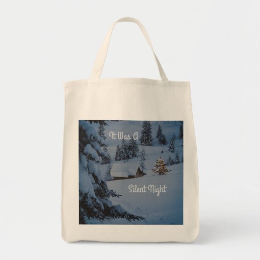 Es war eine stille Nacht Tragetasche (Vorne)