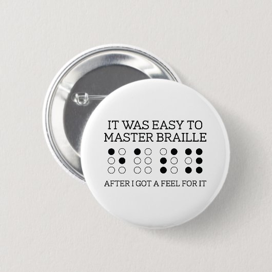 Es war einfach, Braille zu beherrschen Button (Vorne & Hinten)