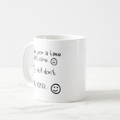 Es war einmal ein lustiger Mug Kaffeetasse (Vorderseite Links)