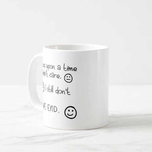 Es war einmal ein lustiger Mug Kaffeetasse (Vorderseite Links)