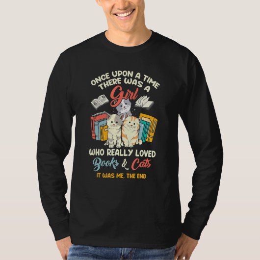Es war einmal ein Mädchen, das Bücher liebte T-Shirt (Vorderseite)