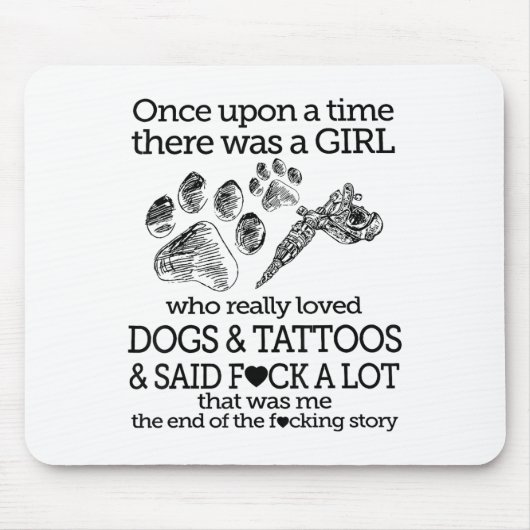 Es war einmal ein Mädchen, das einen Hund liebte, Mousepad (Vorne)