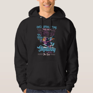 Es war einmal ein Mädchen, das Skydiv Liebe hatte Hoodie