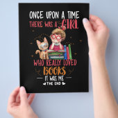 Es war einmal ein Mädchen, das wirklich Bücher mac Flyer (Hand)
