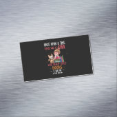 Es war einmal ein Mädchen, das wirklich Bücher mac Magnetische Visitenkarte (Beispiel)