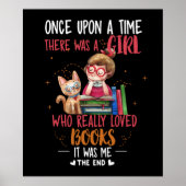 Es war einmal ein Mädchen, das wirklich Bücher mac Poster (Vorne)