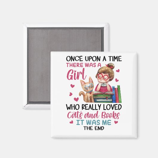 Es war einmal ein Mädchen, das wirklich liebte Magnet (Vorderseite/Rückseite)