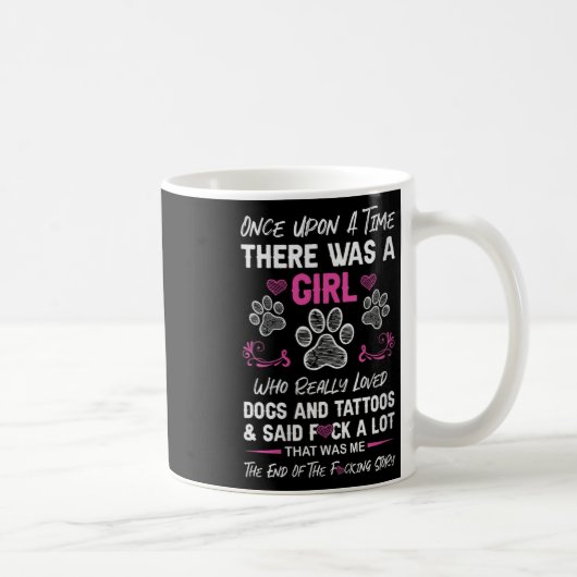 Es war einmal ein Mädchen und ein Hund Kaffeetasse (Rechts)