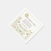 Es war einmal ein neues Kapitel Baby Dusche Serviette (Ecke)