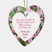 Es war einmal eine Erinnerung... Keramikornament (Links)