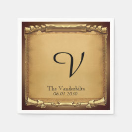 Es war einmal eine Hochzeit in Napkin Serviette