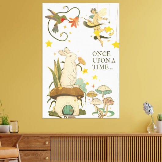 Es war einmal: Eine Märchen Leinwanddruck (Insitu (Wohnzimmer))